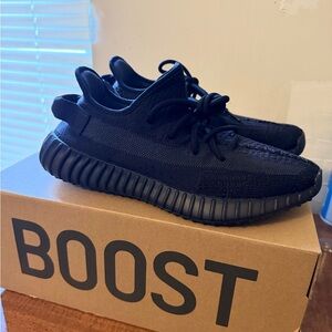 Adidas Yeezy Black Boost Sneakers